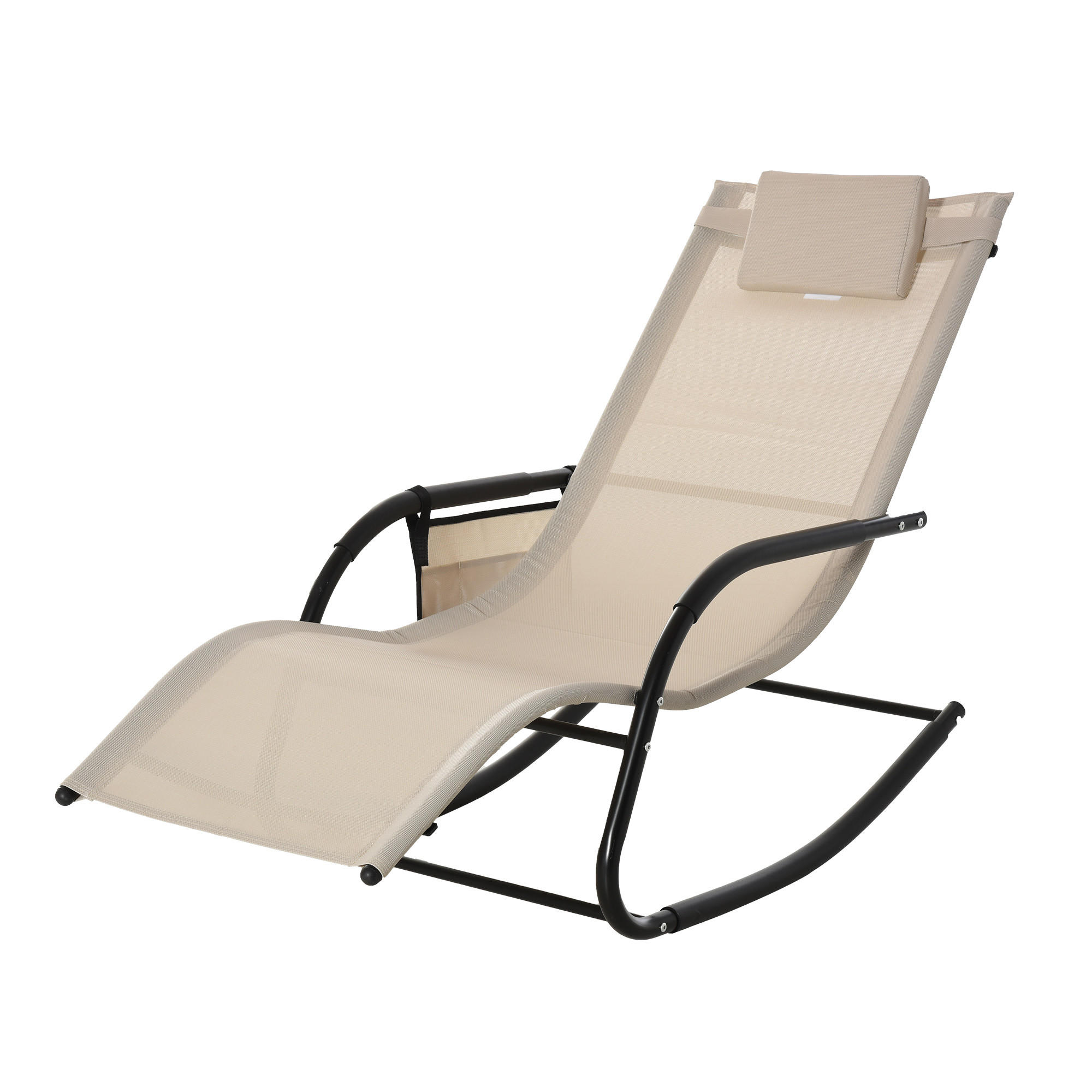 ComfortXL Sonnenliege Beige 62x88x150 cm