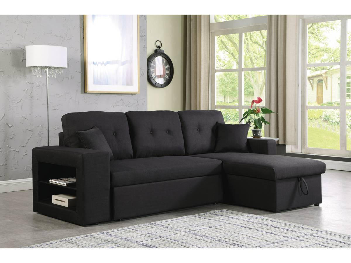 ECKSOFA axel Schwarz - Schwarz, Textil (146/233cm) - Habitat Garten