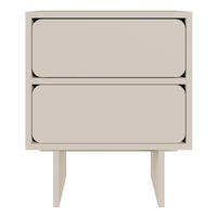 NACHTTISCH Wuwu Greige 50 cm - Taupe, Holzwerkstoff (49.6/56/35cm) - Selsey