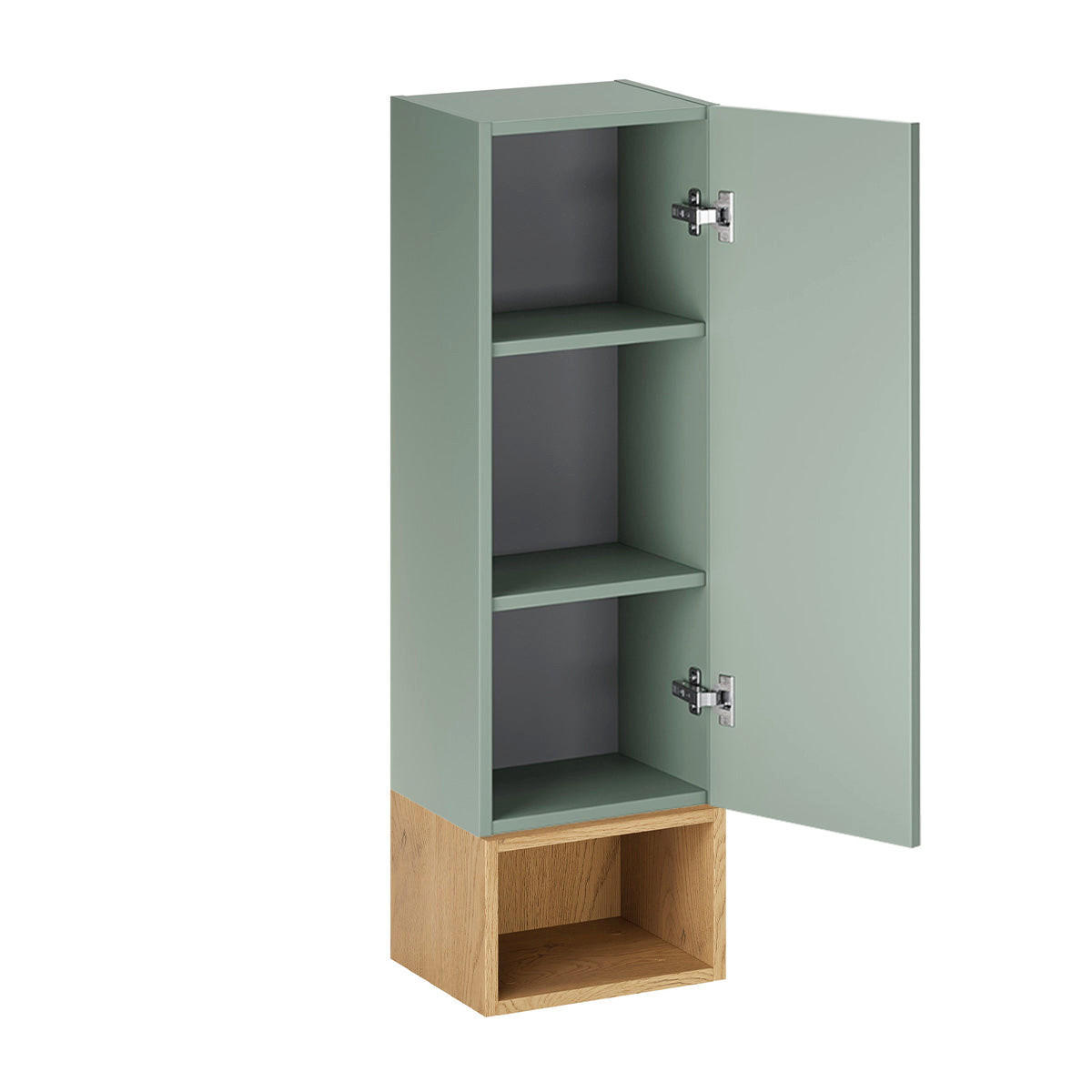 SCHRANKORIA Grün - Grün, Holzwerkstoff (30/100/26.6cm) - Petits-meubles