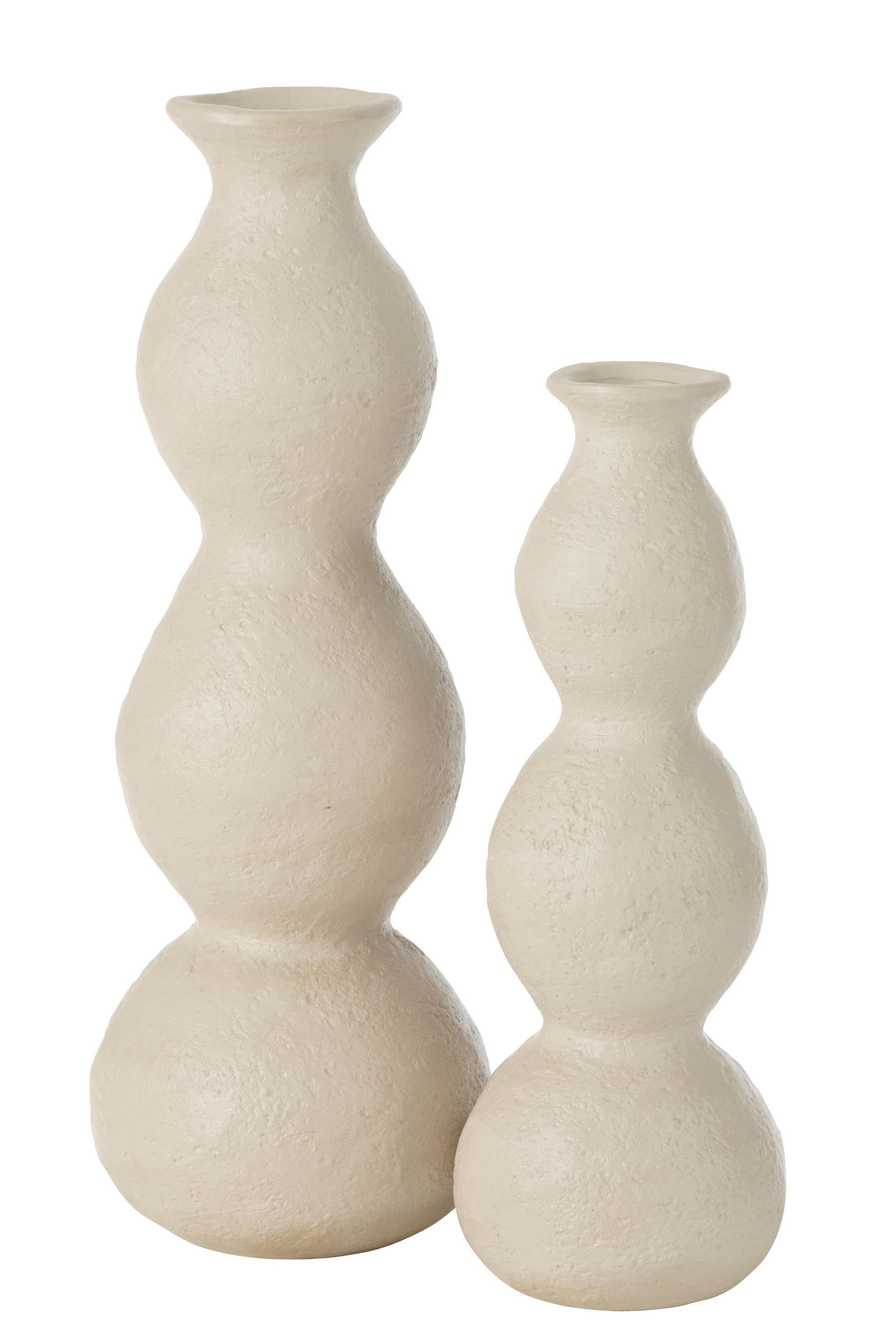 KERZENHALTER OLINA - Töpferei - Beige - L - Beige, Keramik (13.5/37.5/13.5cm) - J-Line
