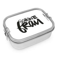 LUNCHBOX Schöne Frau aus Edelstahl - Schwarz, Metall (14/16.5/5.8cm) - Sonstige