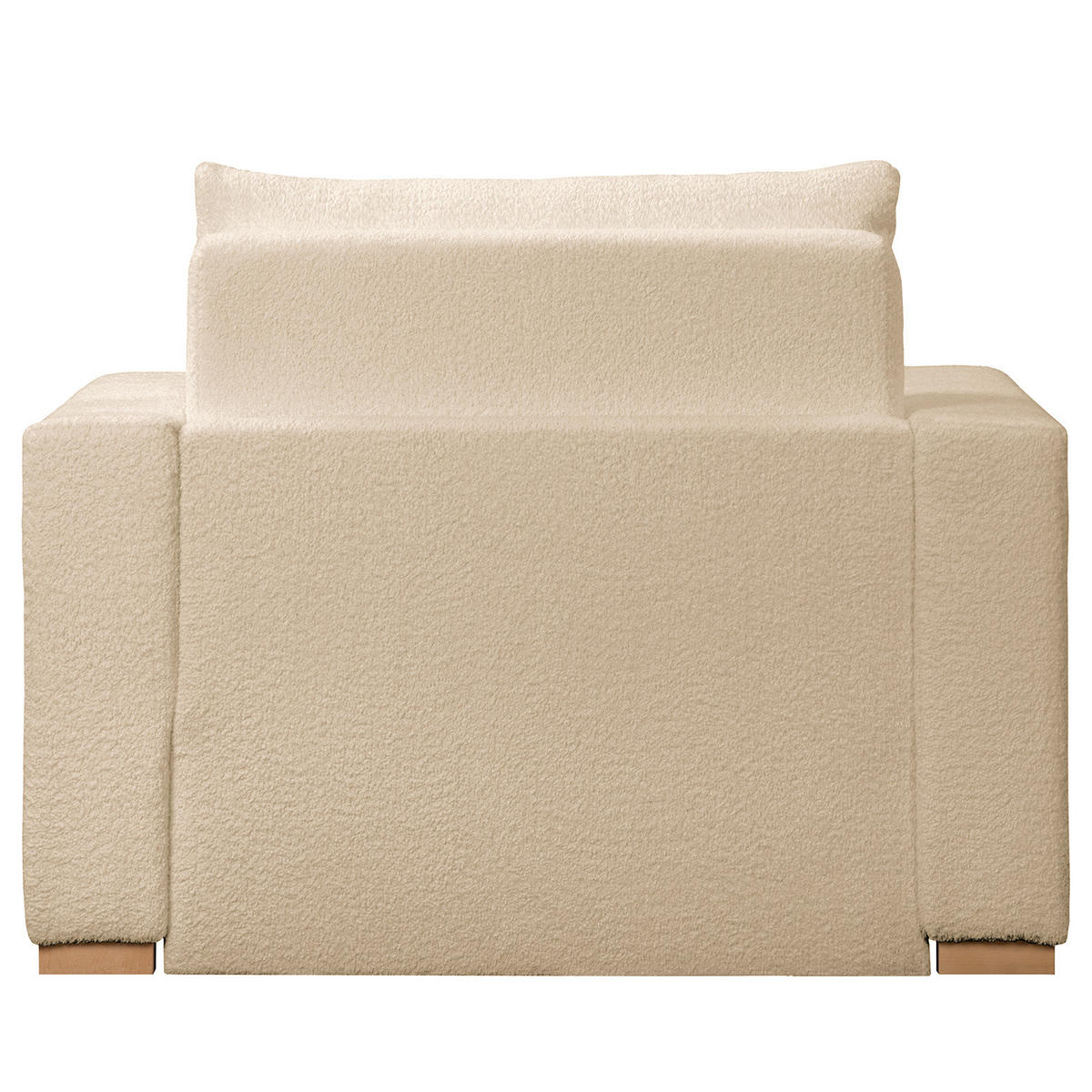 SCHLAFSESSEL - Beige/Buchefarben, Buchenholz/Textil (110/90/90cm) - home24