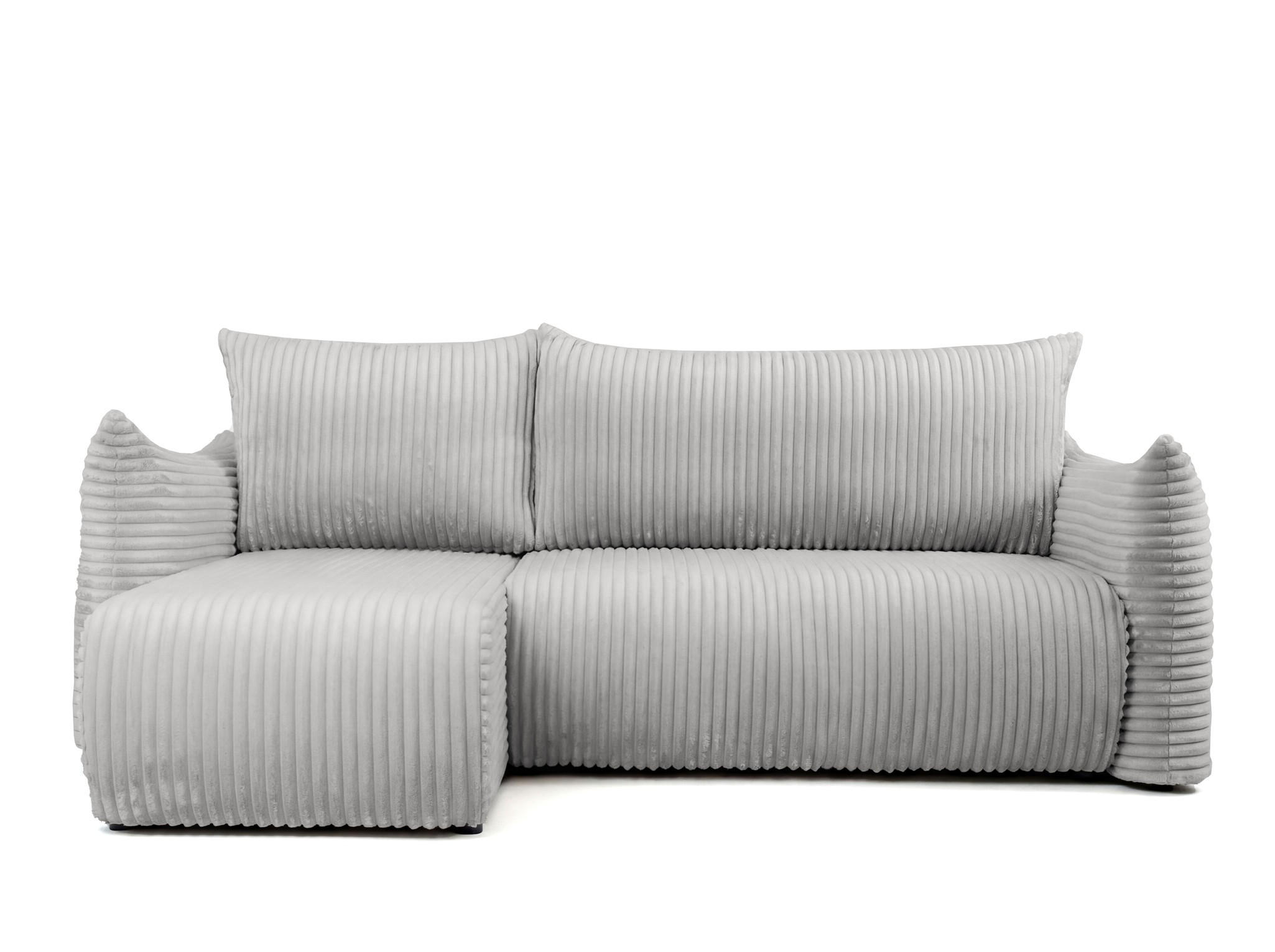 ECKSOFA Mailand Xs Mit Schlaffunktion - Grau, Holzwerkstoff/Textil (154/226cm) - Fun Möbel