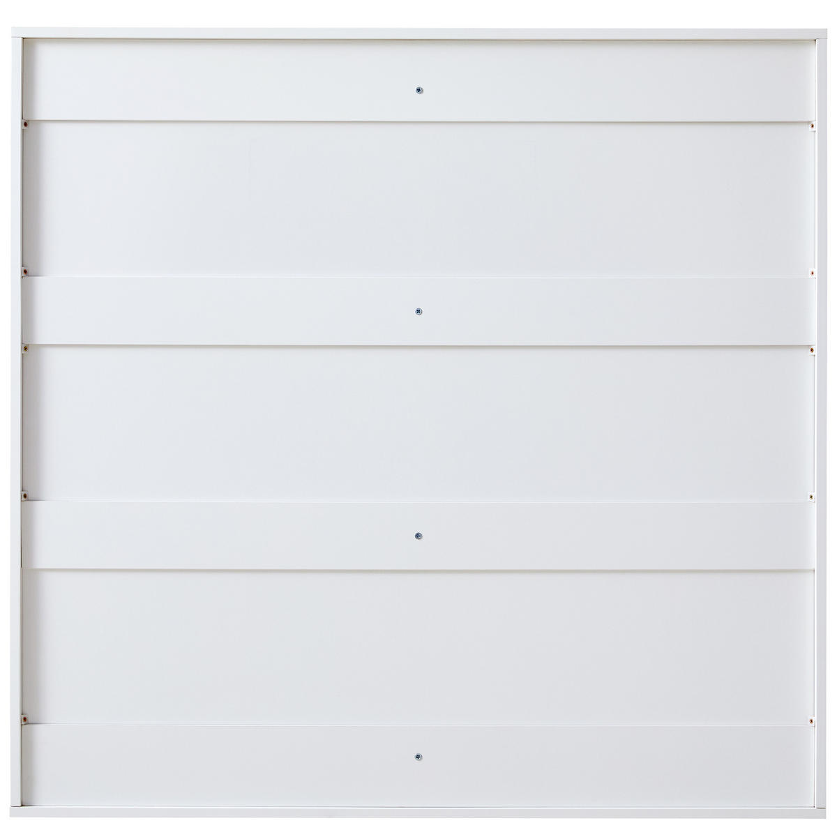 SCHUHSCHRANK Weiß 118/25/115 cm mit 6 Klappen und offenen Fächern - Weiß, Holzwerkstoff (118/115/25cm) - PANGIVO