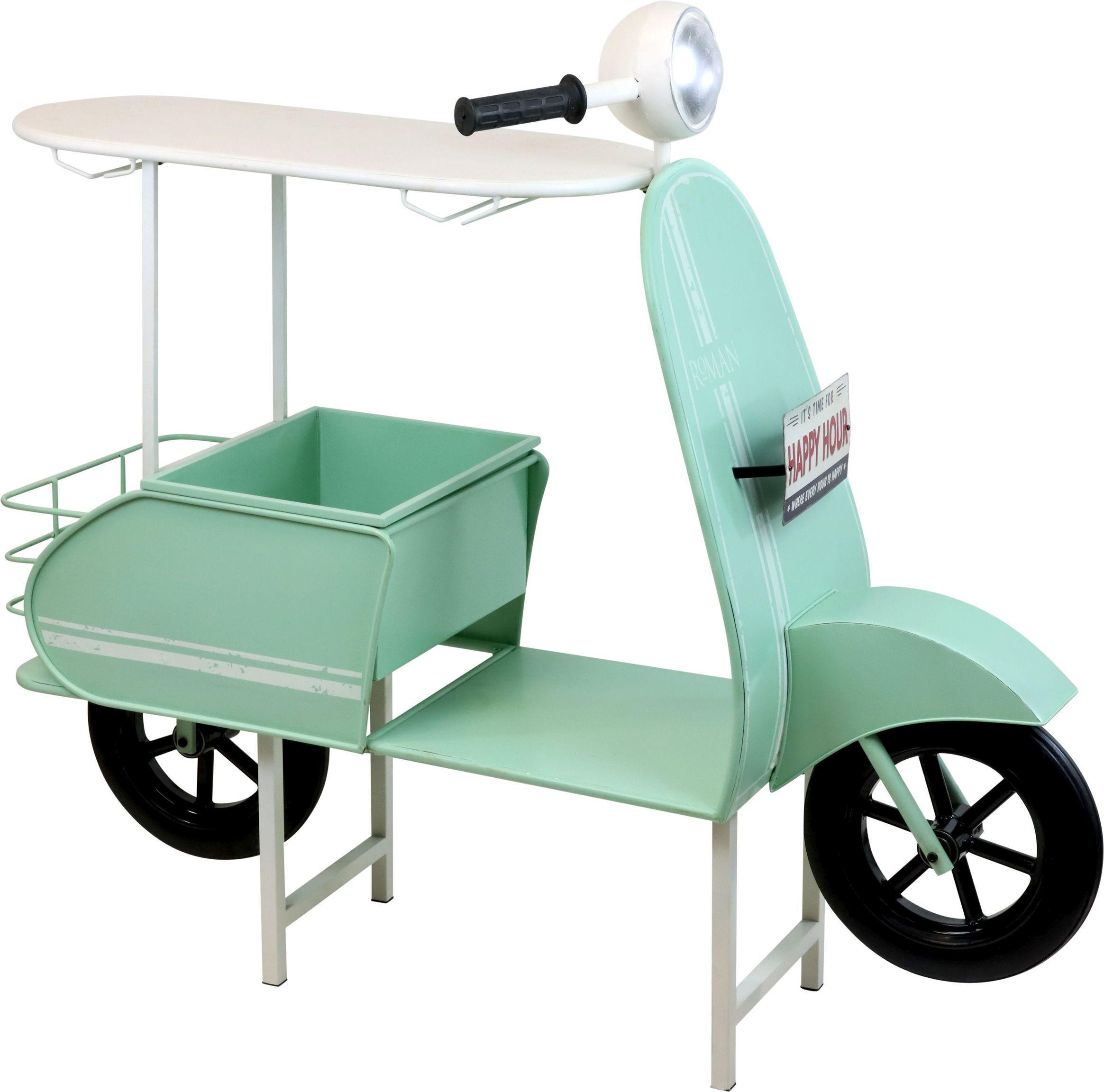 ROLLERBAR Happy Hour grün - Grün, Metall (52/105/121cm) - FURNARO