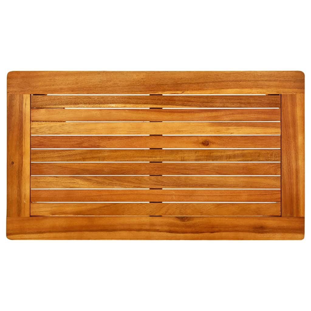 GARTEN-COUCHTISCH 70/40/36 Cm Massivholz Akazie - Braun, Holz (70/40/36cm) - vidaXL