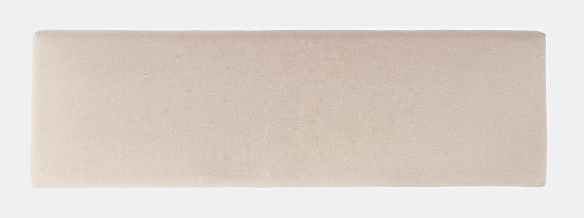 BANK AVOLA Beige 132x49x50 cm - Beige, Holz (132/50/49cm) - FURNLUX