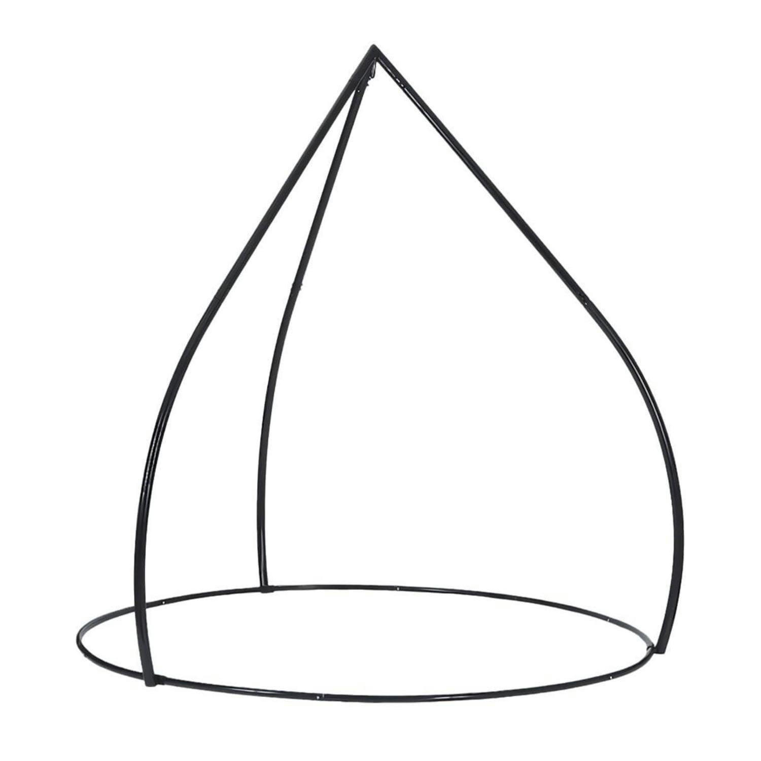 HÄNGESESSELHALTERUNG 210 cm Schwarz - Schwarz, Metall (213.4/180.3/213.4cm)