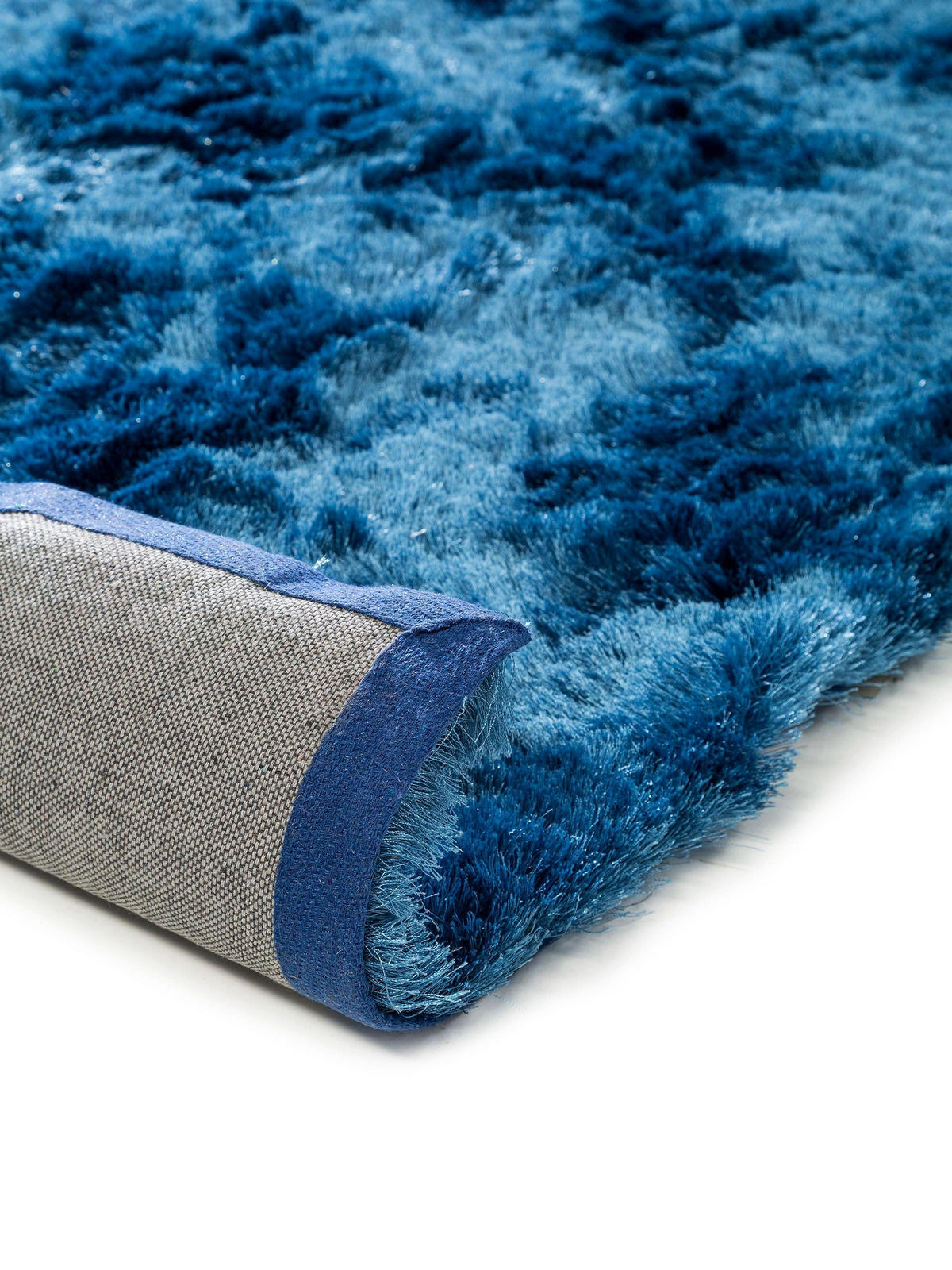 HOCHFLORTEPPICH Whisper Blau 80x300 cm - Blau, Textil (80/300cm) - benuta Nest