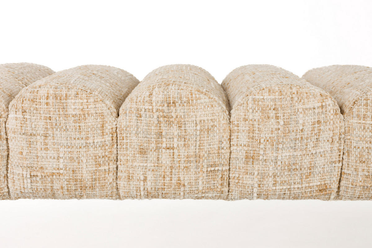 SITZBANK Jethro - Beige - 41.5/180/45 cm - Beige, Textil (180/45/41.5cm)