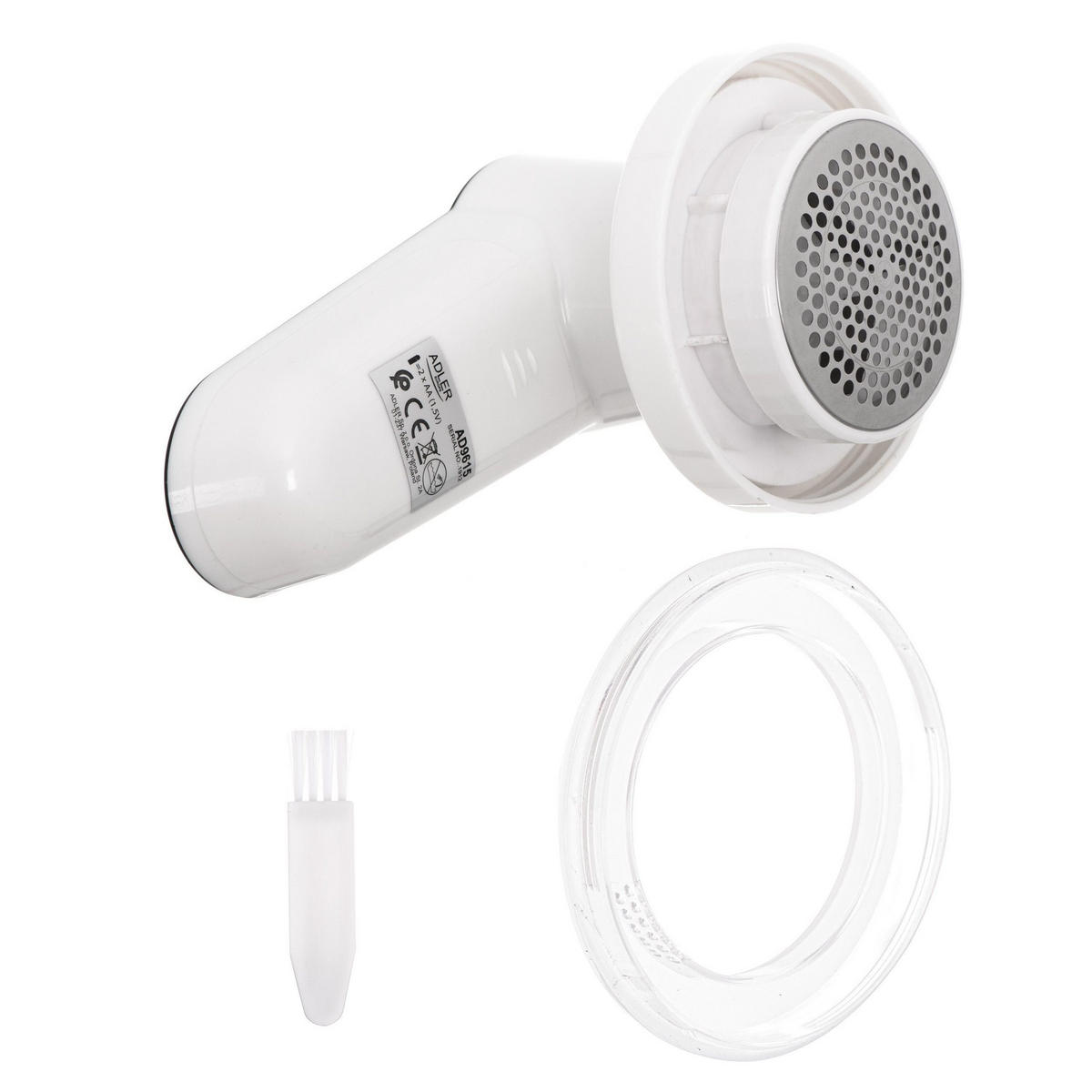 FUSSELRASIERER AD9615 Elektrisch Akku Textilrasierer - Weiß, Kunststoff (7/7/13cm) - Adler