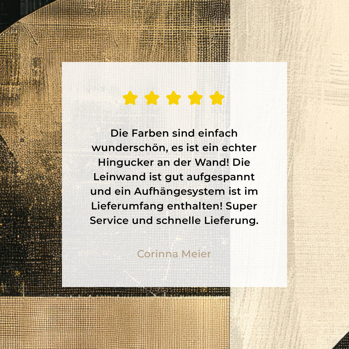 LEINWANDBILD Abstrakt - Geometrische Formen - Schwarz - Gold 60x80 cm - Ecru, Textil (60/80cm) - MuchoWow