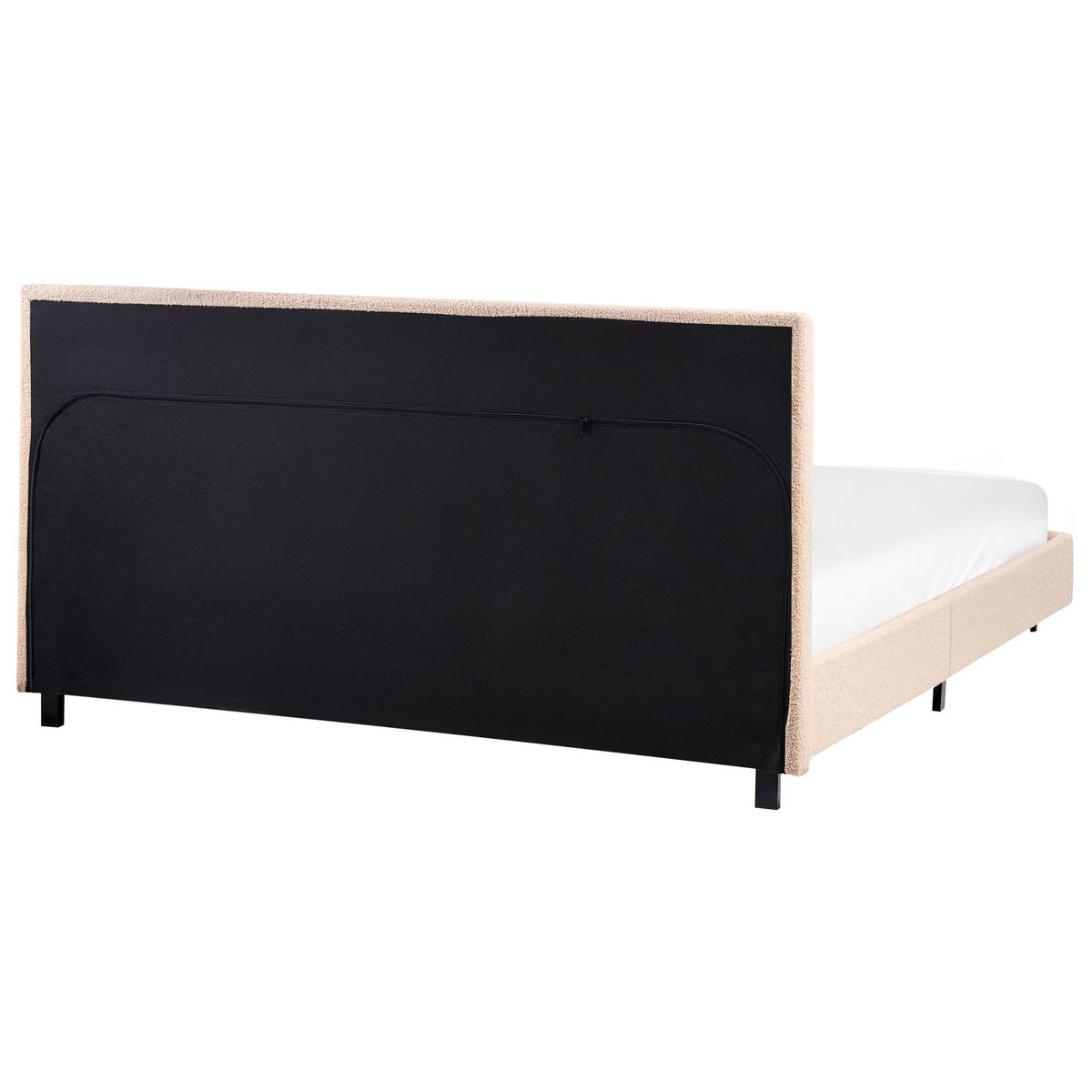 POLSTERBETT mit Lattenrost 160/200 cm Beige Albi - Beige, Textil (160/200cm) - Beliani