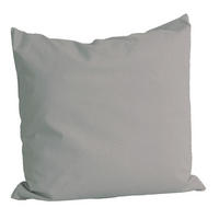 KISSENBEZUG Basic 100% Baumwolle grau 80/80 cm - Grau, Textil (80/80cm) - beties Heimtextil