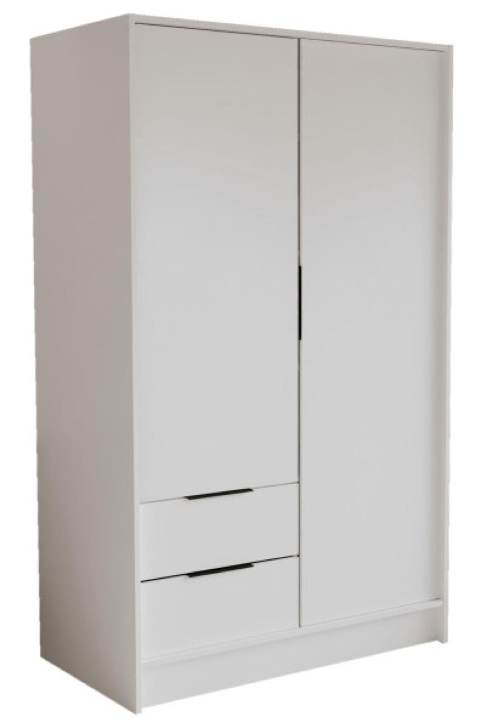 SCHRANK Weiß NIKOLA 103 Klassisch Mit Verstellbaren Regalen - Weiß, Holzwerkstoff (102/200/51cm) - Sepro Meble