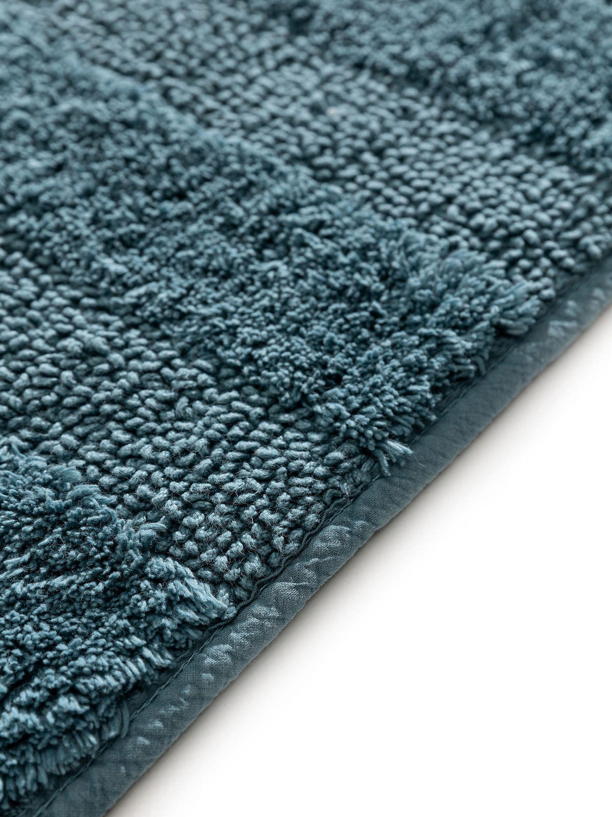 BADEMATTE Ilka Petrol 50x80 cm - Petrol, Textil (50/80cm) - benuta Nest