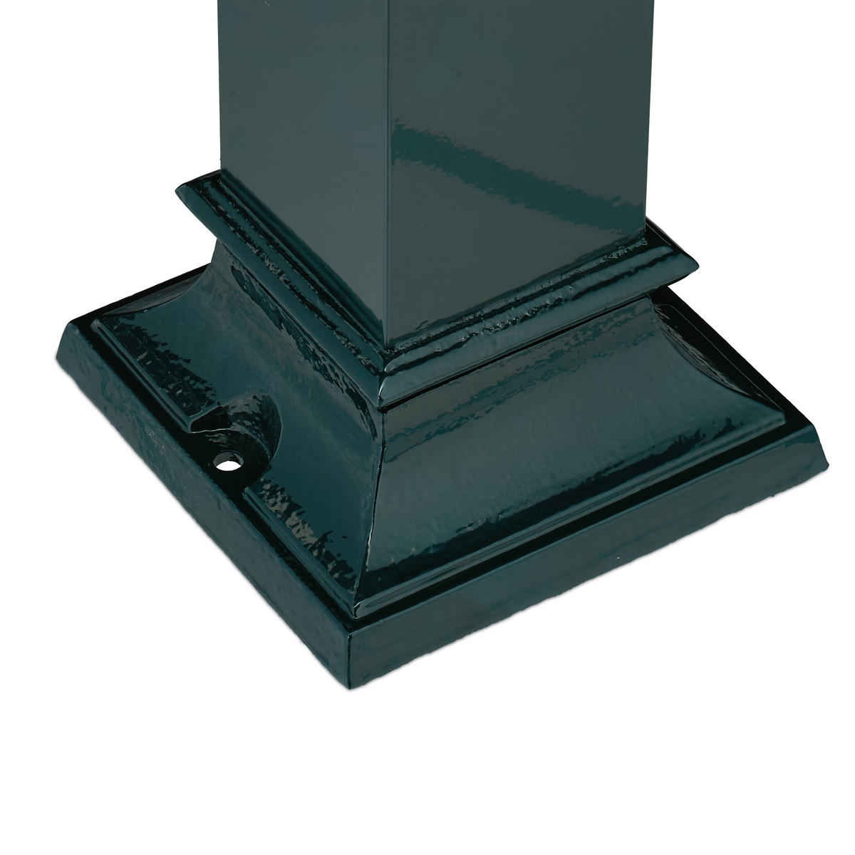STANDBRUNNEN - Dunkelgrün, Metall (23/19/86cm) - Relaxdays
