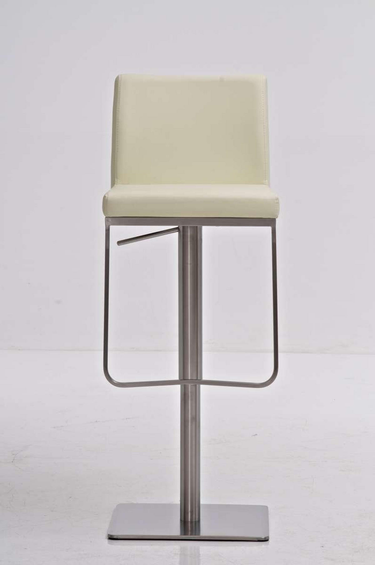 BARHOCKER Panama 58-82 cm Creme - Creme, Leder (42/86/44cm) - furnicato