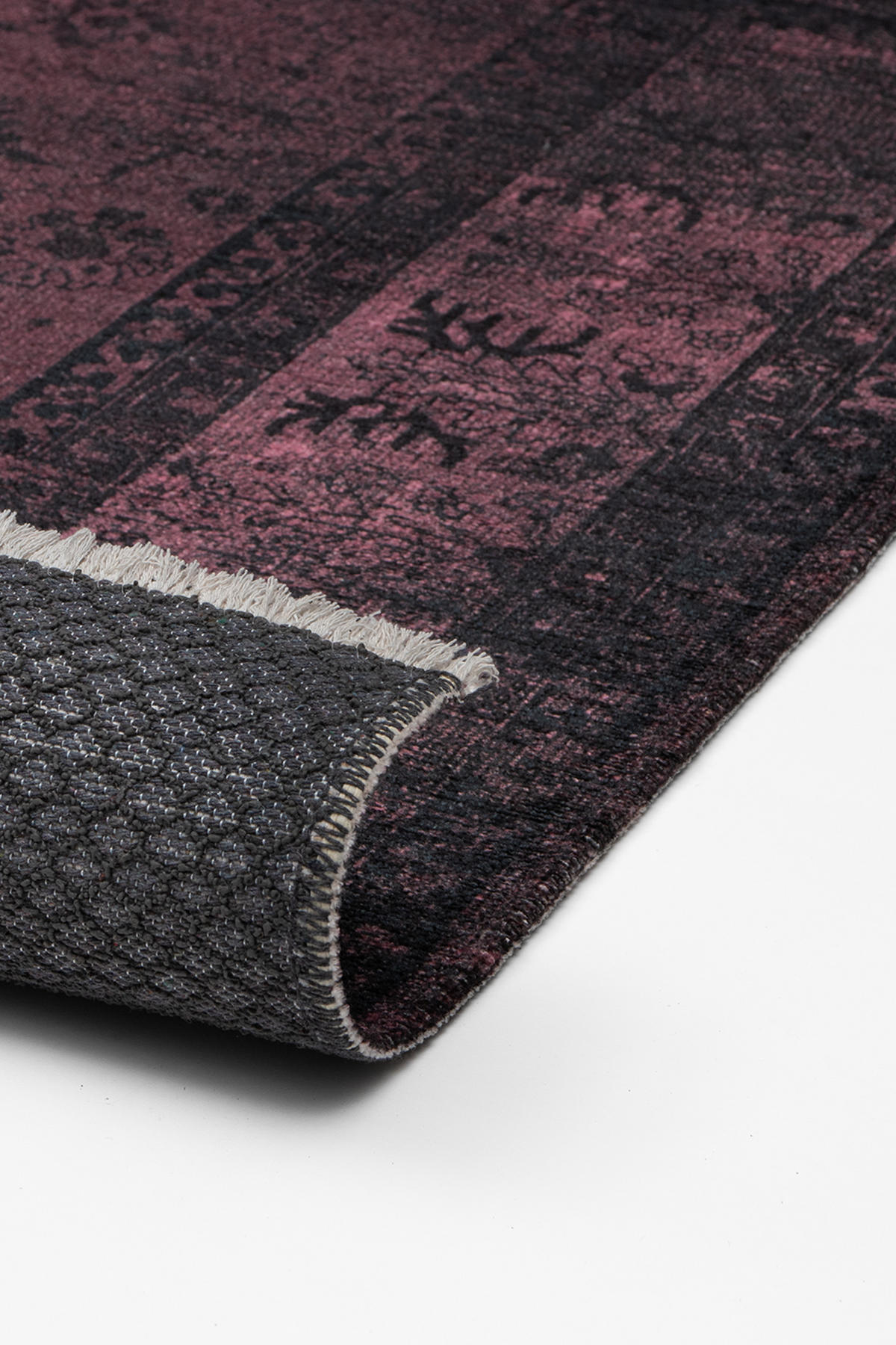 VINTAGE-TEPPICH Bordeaux 195x280 cm - Bordeaux, Textil (195/280cm) - Tesso Living