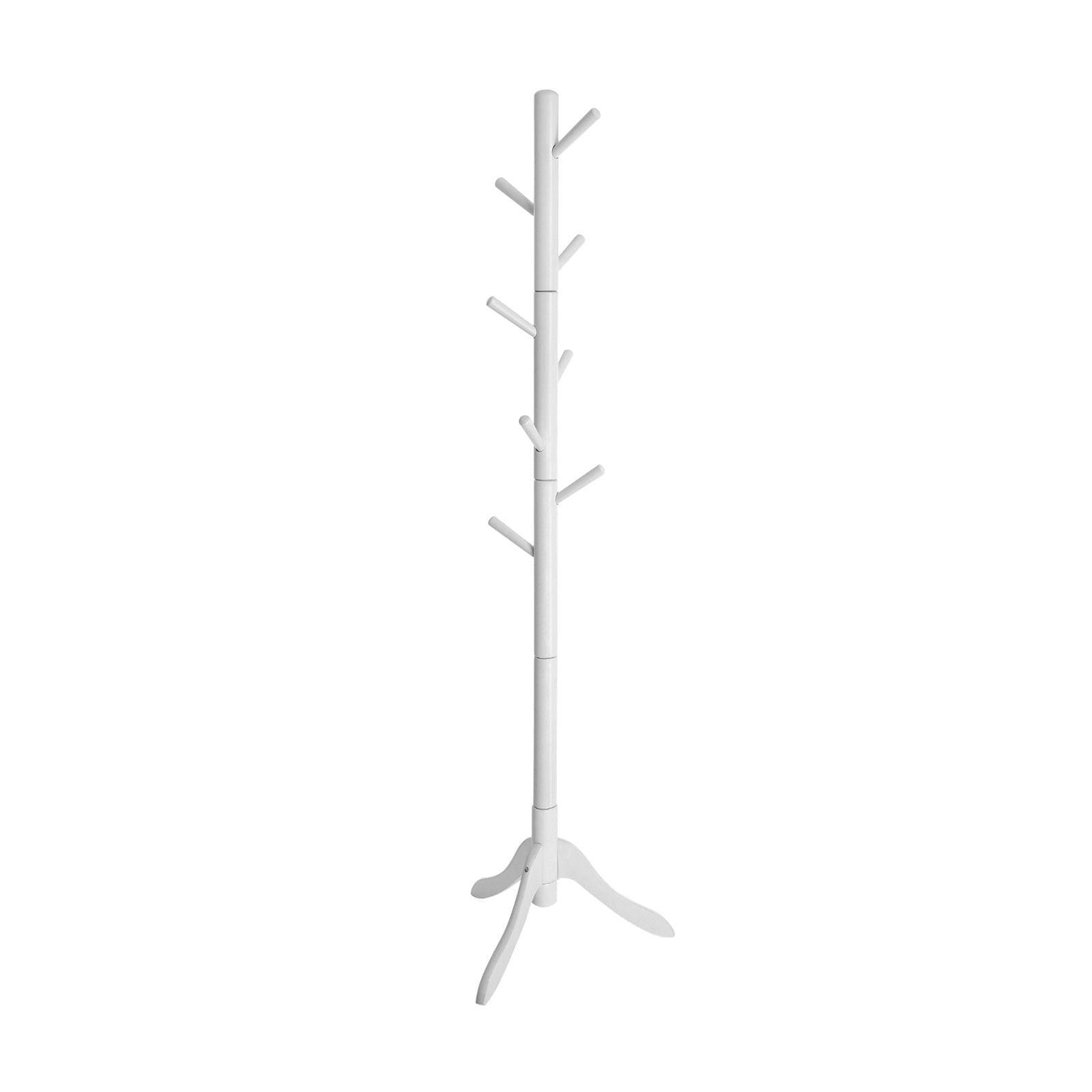 GARDEROBENSTÄNDER - Weiß, Holzwerkstoff (57/175/57cm) - Hansiro