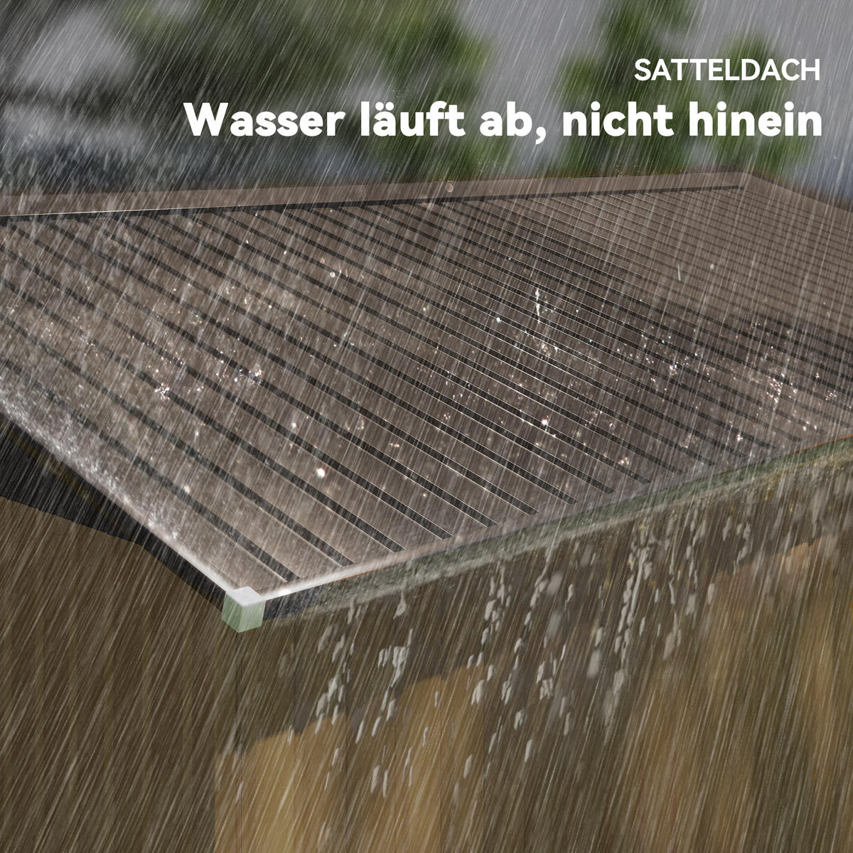 STAHL Gerätehaus mit Bodenplatte, 20m³ Geräteschuppen, Fahrradschuppen, Braun - Braun, Metall (340/200/386cm) - Outsunny