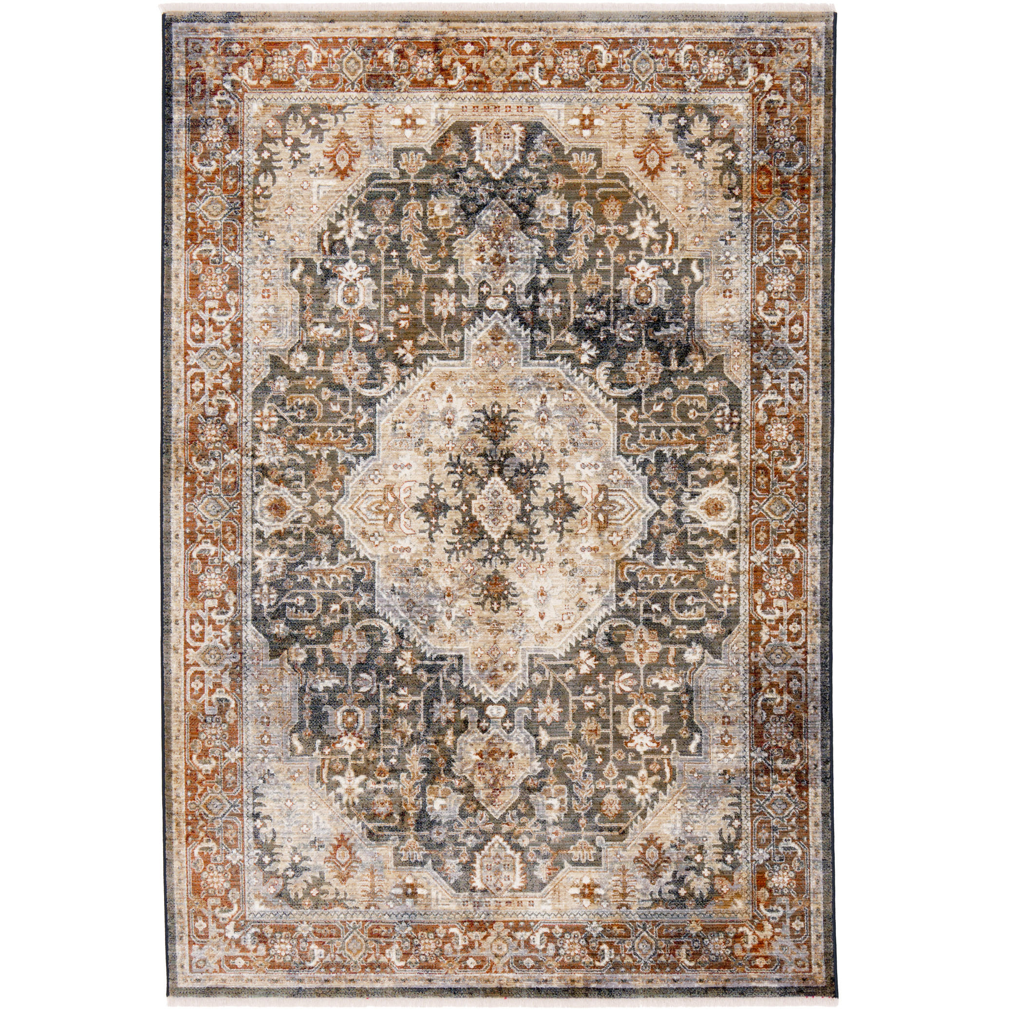 ORIENT VINTAGE TEPPICH NAVIRA - Grau, Textil (120/175cm) - Pergamon