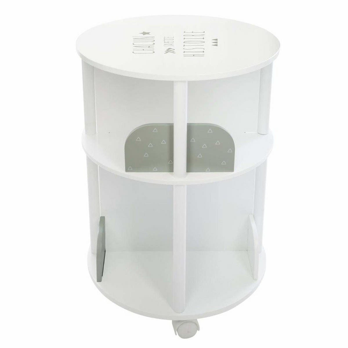 KINDERREGAL Holz - Grau, Holzwerkstoff (40/59/40cm)