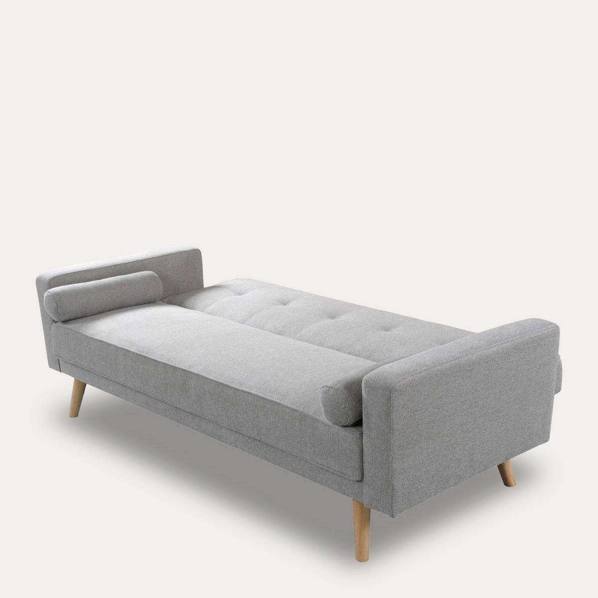 SCHLAFSOFA Dallas Grau 205 cm x 85.5 cm - Grau, Textil (205/85/81cm) - Kenay Home