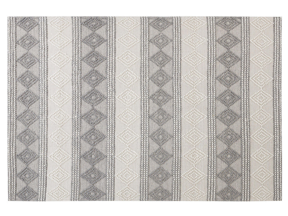 KURZFLOR-TEPPICH Bozova 200/140 cm - Beige, Textil (140/200cm) - Beliani