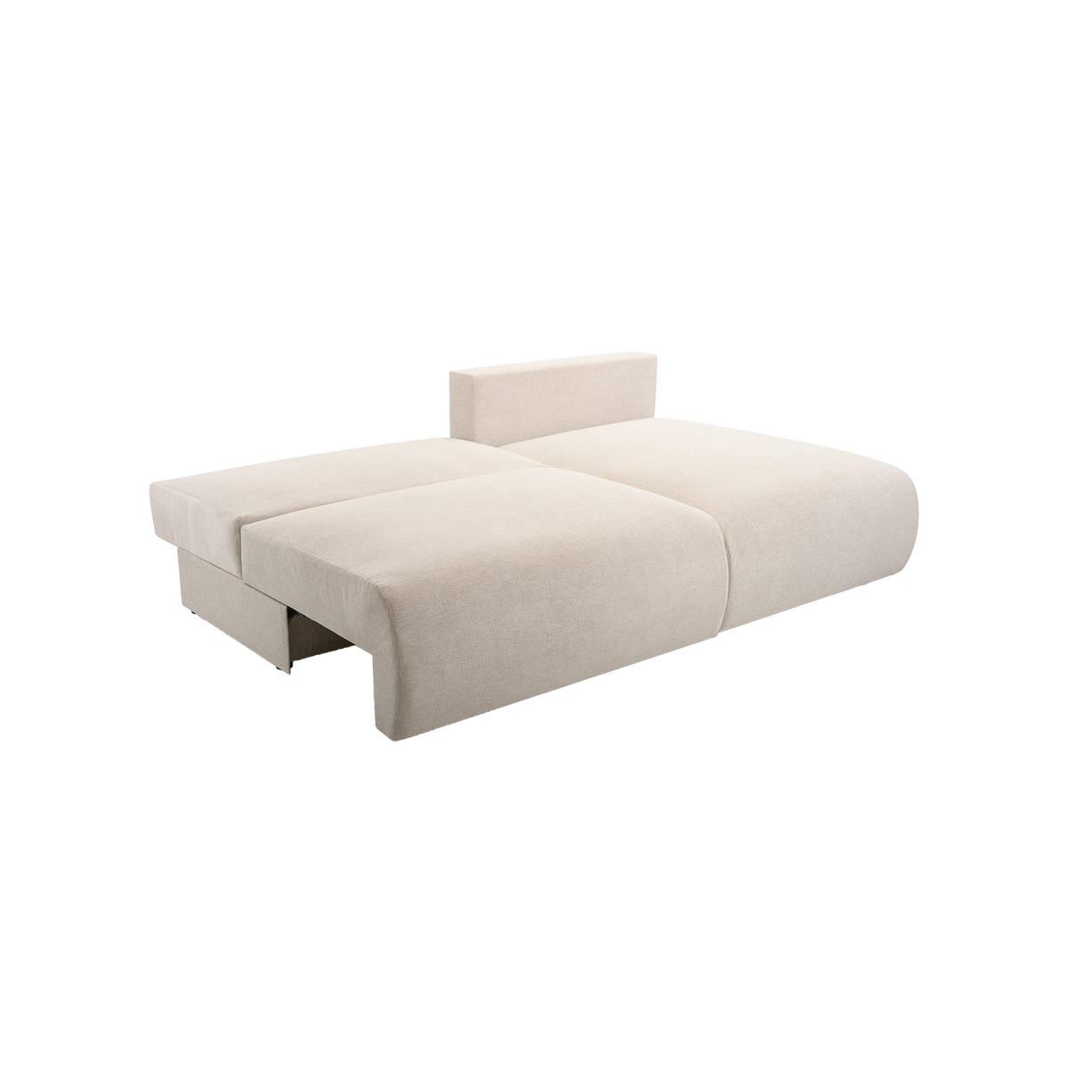 ECKSOFA Ripley mit Schlaffunktion, Beige - Beige, Textil (223/150cm) - Fedve