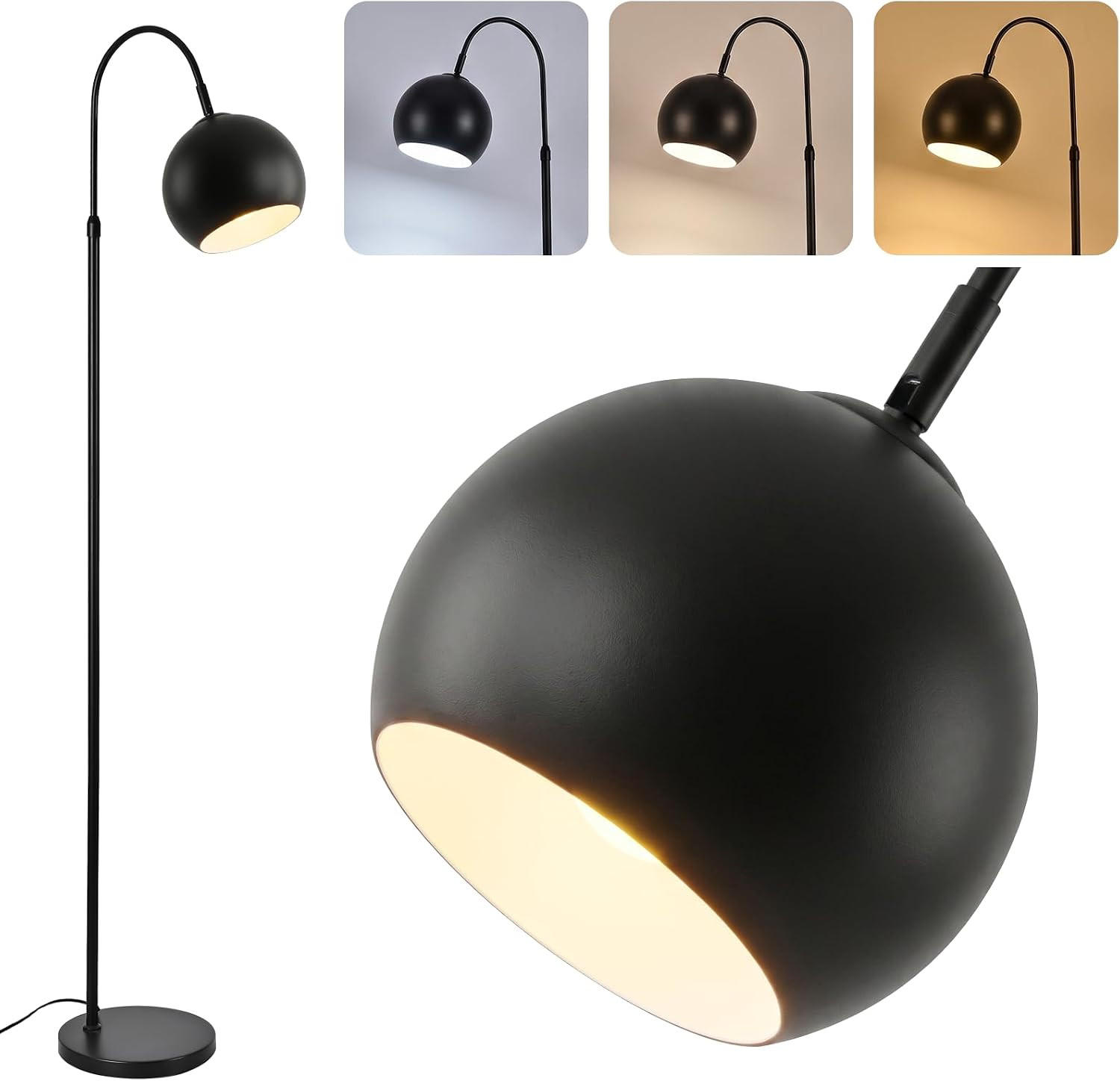 ZMH Stehlampe Schwarz 20x160x42 cm