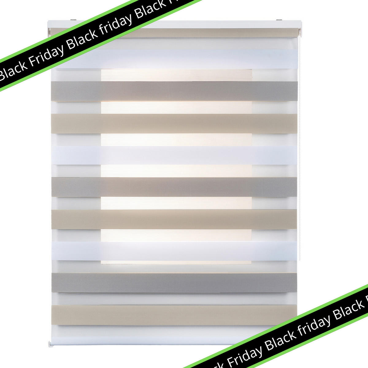 DOPPELROLLO Dreifarbig 140x180 cm - Multicolor, Kunststoff (140/180cm) - STORESDECO