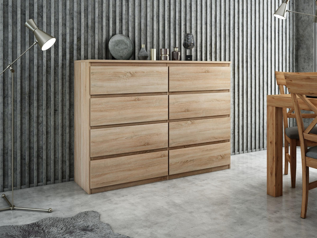 KOMMODE Sonoma 139/102/39 - Sonoma Eiche, Holzwerkstoff (139/102/39cm) - RAUMHIRSCH FURNITURE