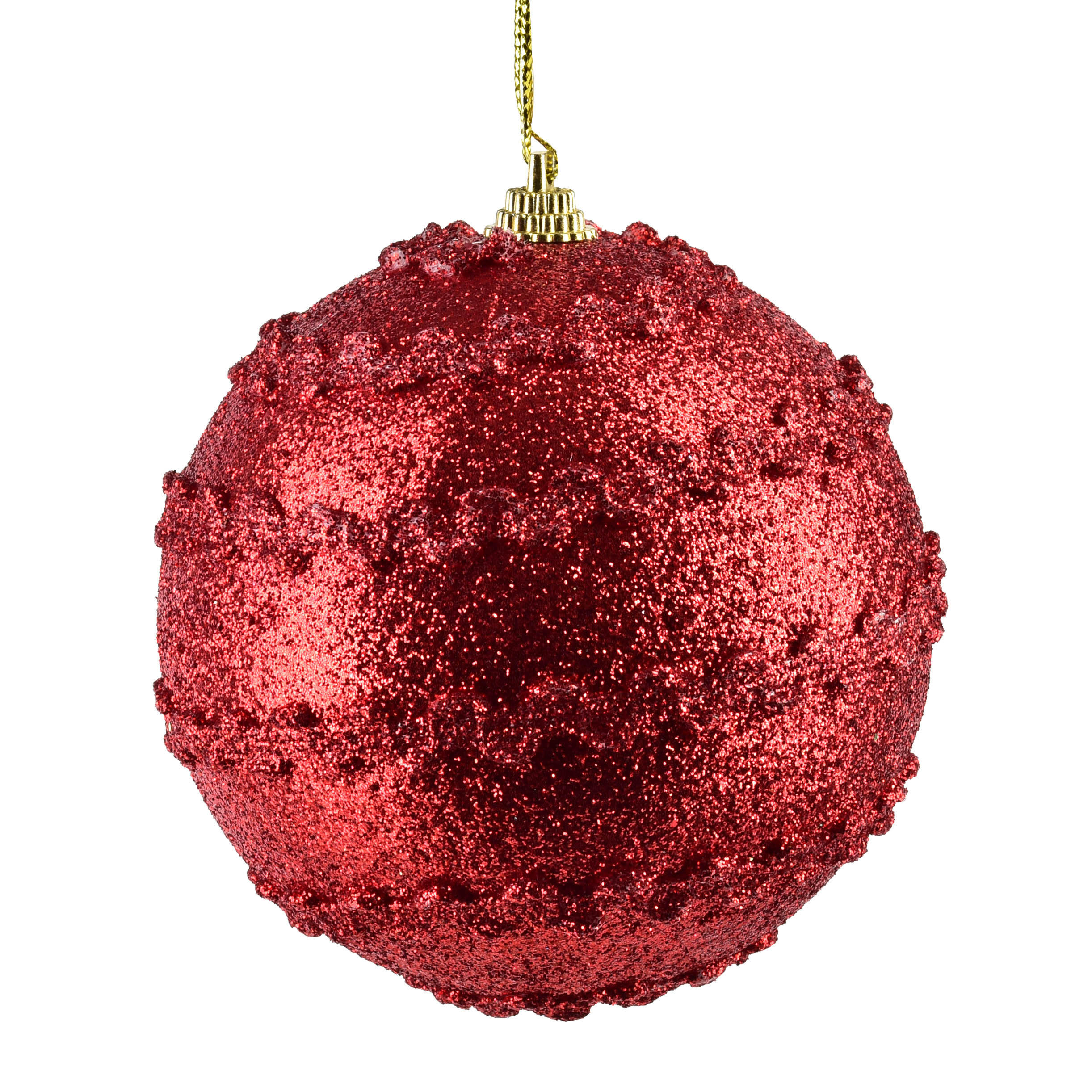 WEIHNACHTSKUGEL Santa Lila 10cm Styropor - Rot, Kunststoff (10/10/10cm) - Mondex