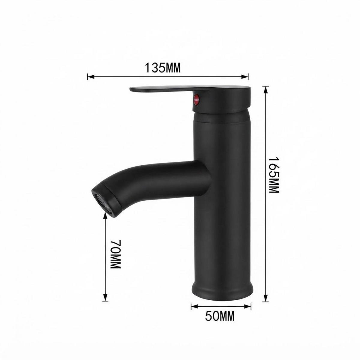 BADEZIMMERARMATUR. 165*135mm, schwarz. - Schwarz, Metall (25/10/20cm) - Vallsero