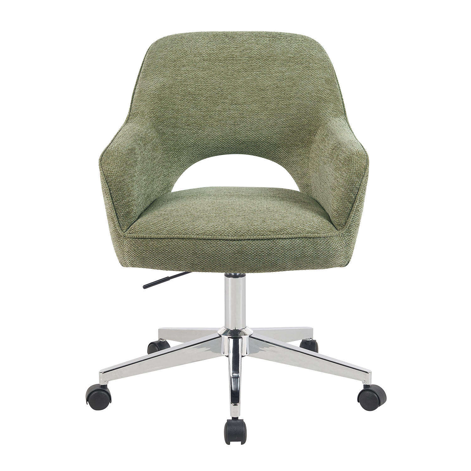 BÜROSTUHL Mika-Faro - Chromfarben/Grün, Textil/Metall (60/84/65cm) - DUBI Möbel