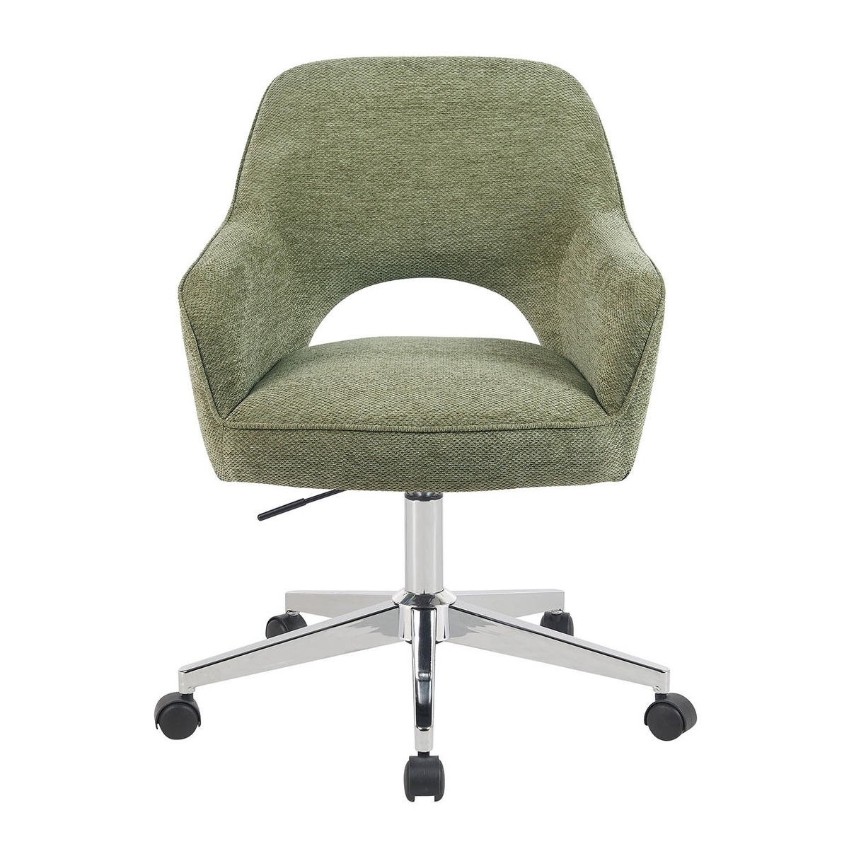 BÜROSTUHL Mika-Faro - Chromfarben/Grün, Textil/Metall (60/84/65cm) - DUBI Möbel