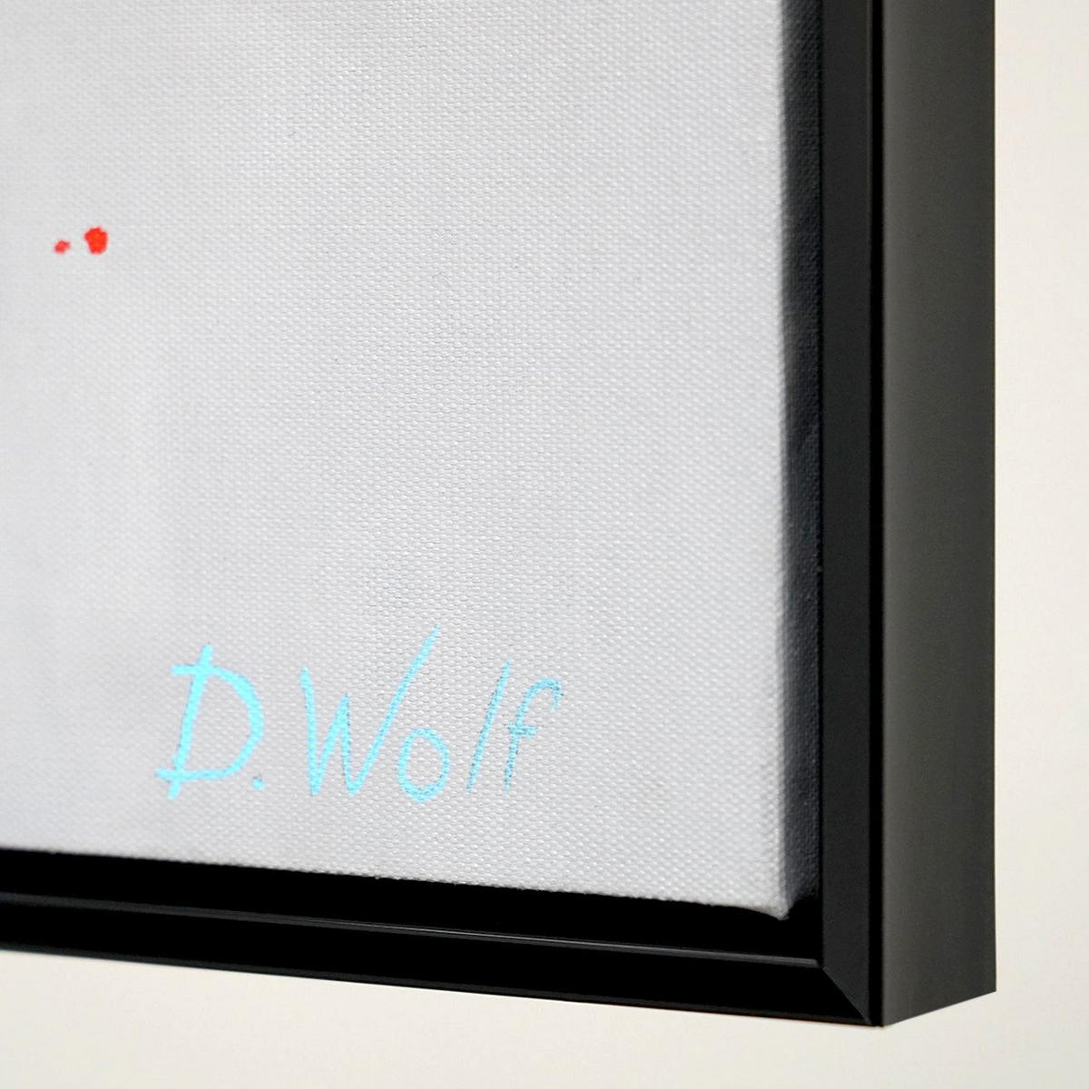 GEMÄLDE Buntes Leben Schattenfugenrahmen Schwarz 160x80 cm - Schwarz, Holz (160/80cm) - YS-art gallery