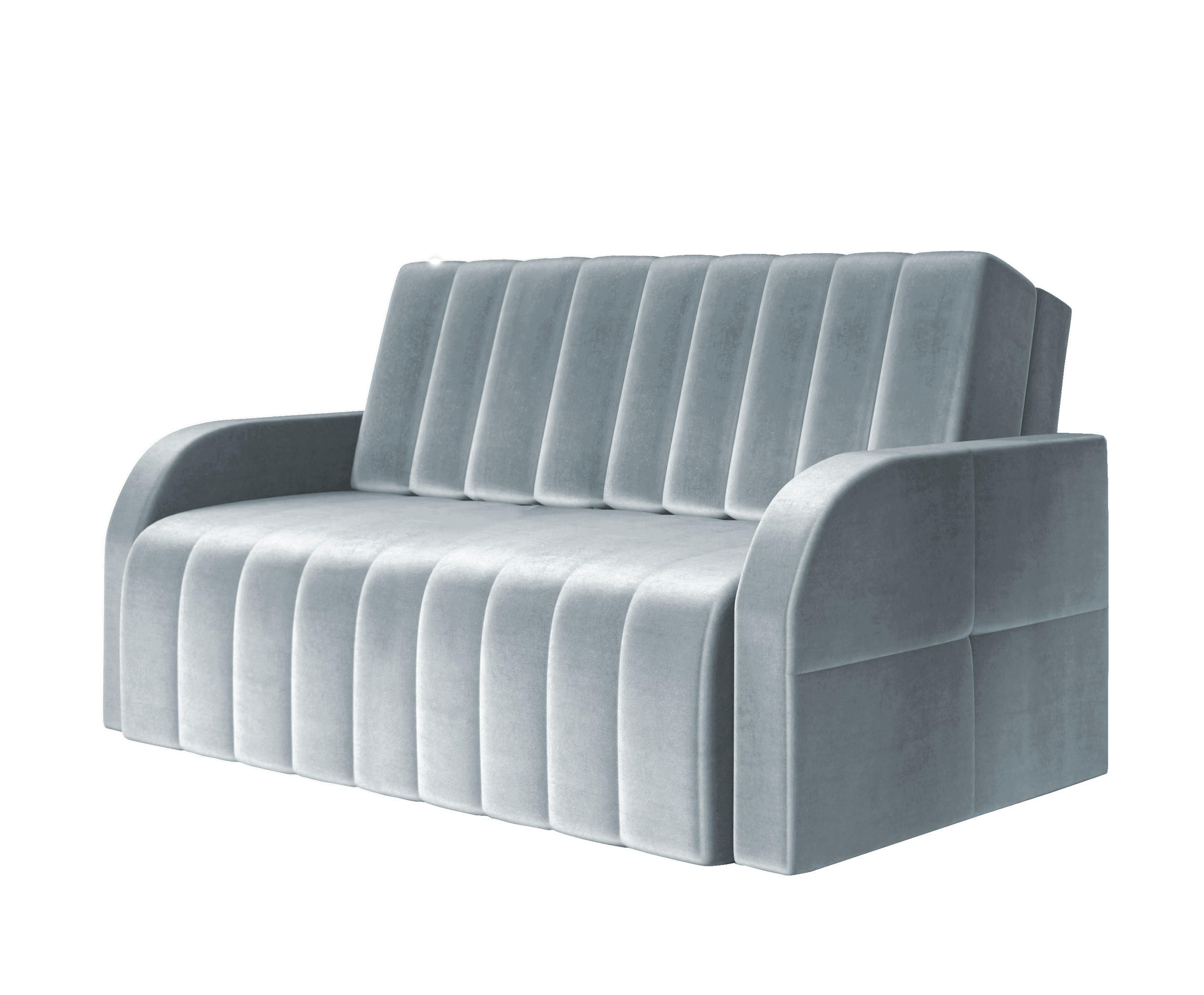 SCHLAFSOFA Montana 120 - Hellgrau - Hellgrau, Holz (141/90/104cm) - Möblo