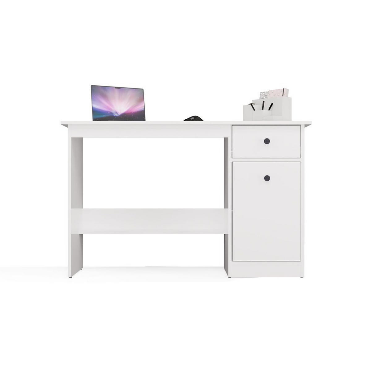 SKRIVBORD Vitt 120/75/45 - Vit, Träbaserade material (90/50/75cm) - RAUMHIRSCH FURNITURE