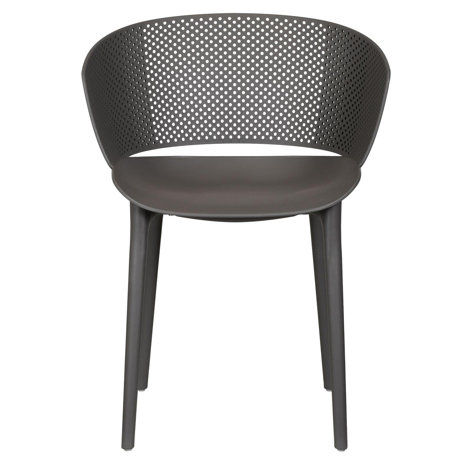 GARTENSTÜHLE OLINDO 4ER-SET - Grau, Textil (43/81/47cm) - IDIMEX