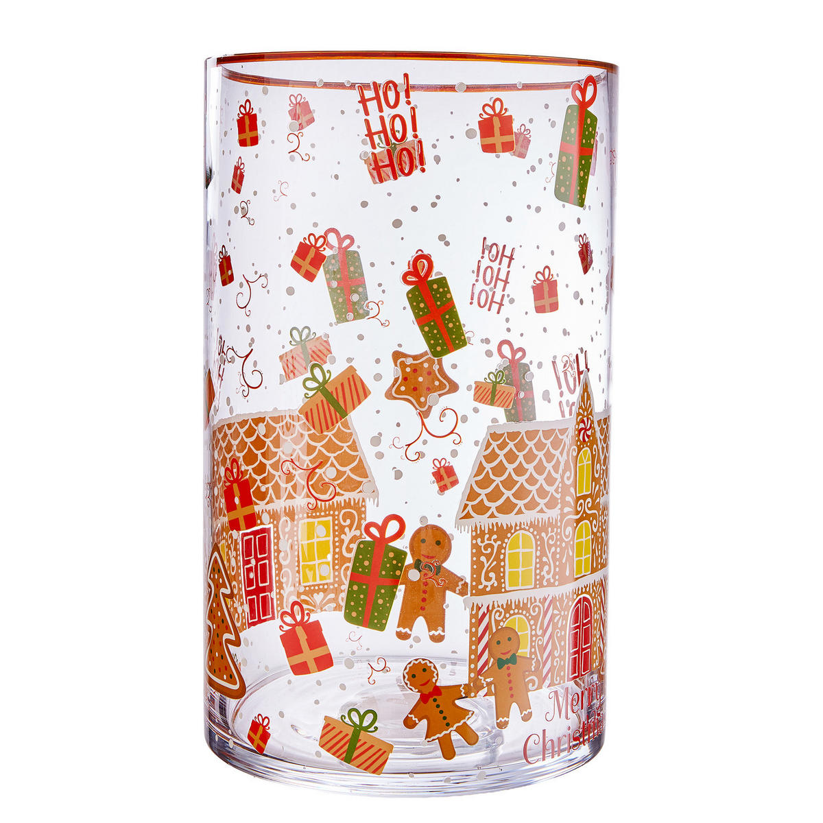 WINDLICHT Christmas Delight - Multicolor, Glas (18/29/18cm) - Butlers