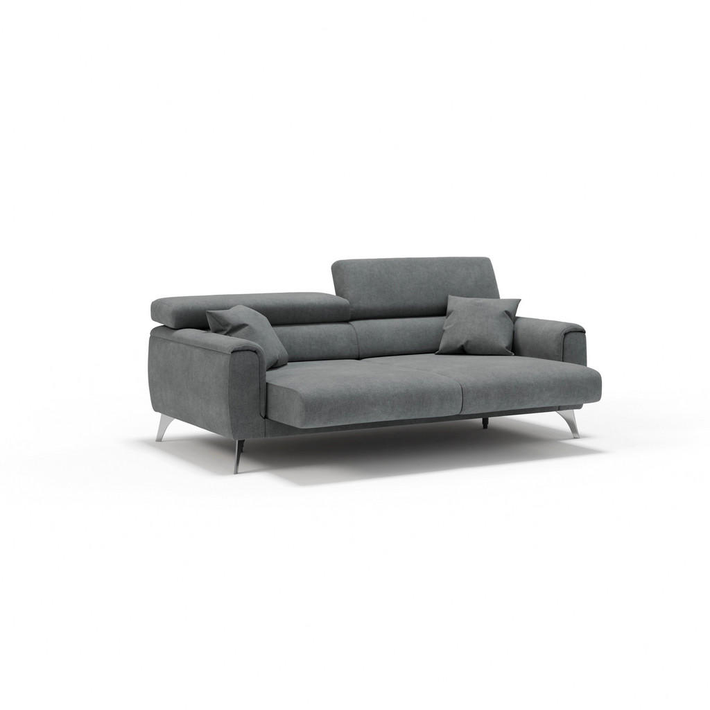 Thumbnail - Divani.store Linearsofa, Grau, Textil, 169x73x102 cm, Wohnzimmer, Sofas & Couches, Sofas