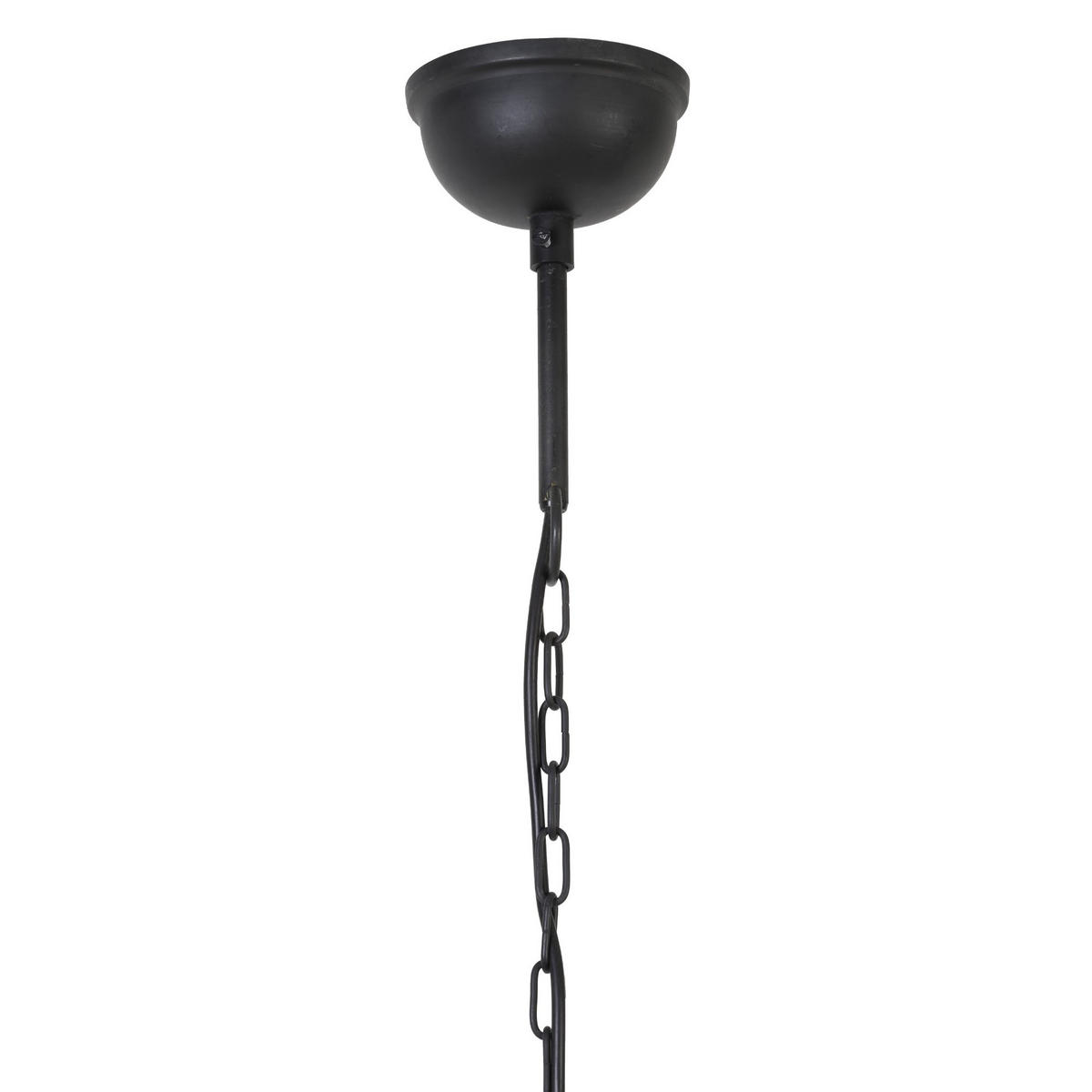 HÄNGELAMPE Haranka Braun Ø47/56 cm - Dunkelbraun, Holz (47/47/56cm) - Light & Living