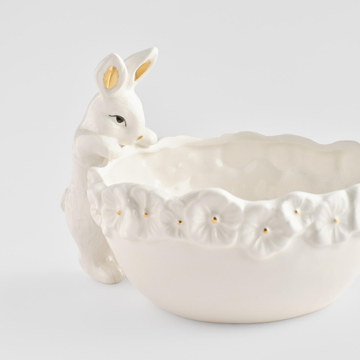 SCHALE Bellissima - Weiß, Stein (14cm) - home&you