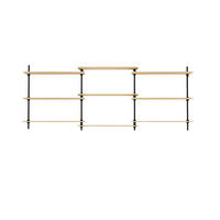 REGALSYSTEM mit Wandregalen 92x235x17,5 - Eiche San Remo, Metall (235/92.5/17.5cm) - AR Shelving