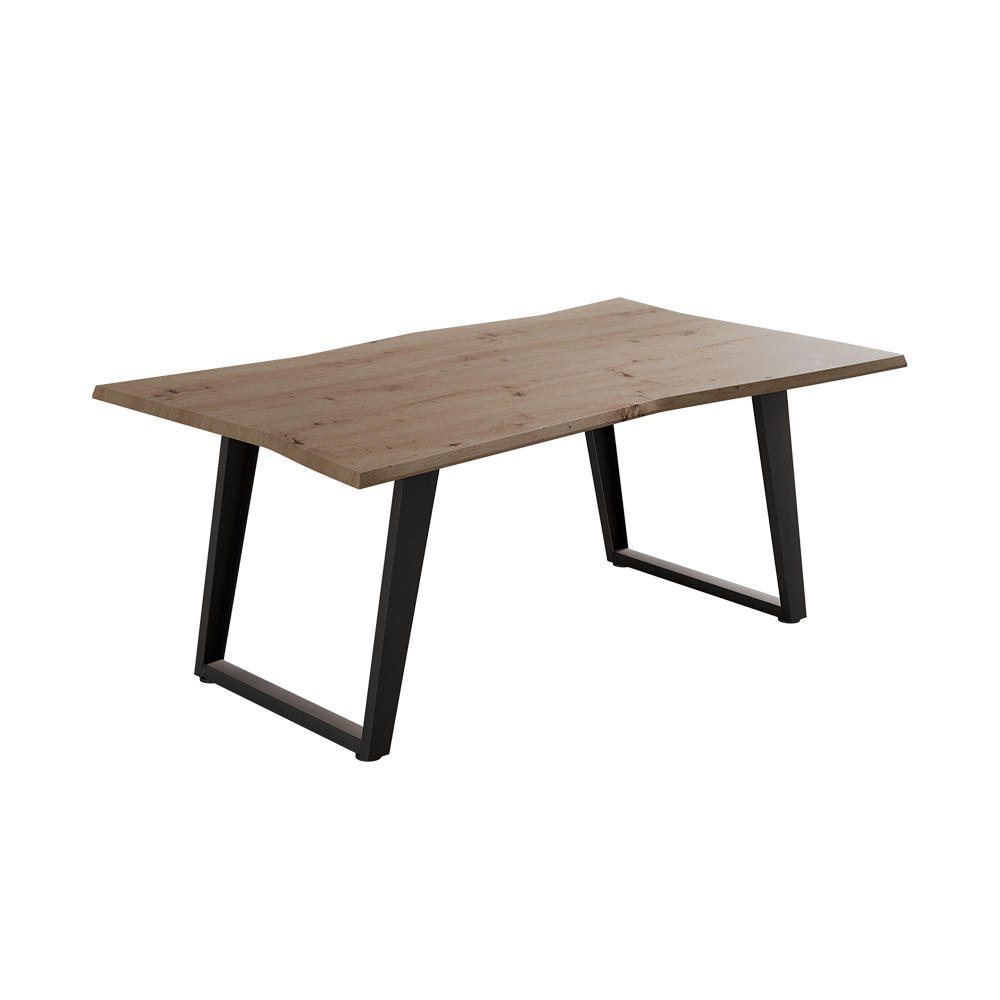 COUCHTISCH Yan Artisan 100 x 60 cm - Hellgrau, Holzwerkstoff (60/100/40cm) - Vicco