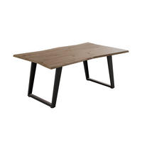 COUCHTISCH Yan Artisan 100 x 60 cm - Hellgrau, Holzwerkstoff (60/100/40cm) - Vicco