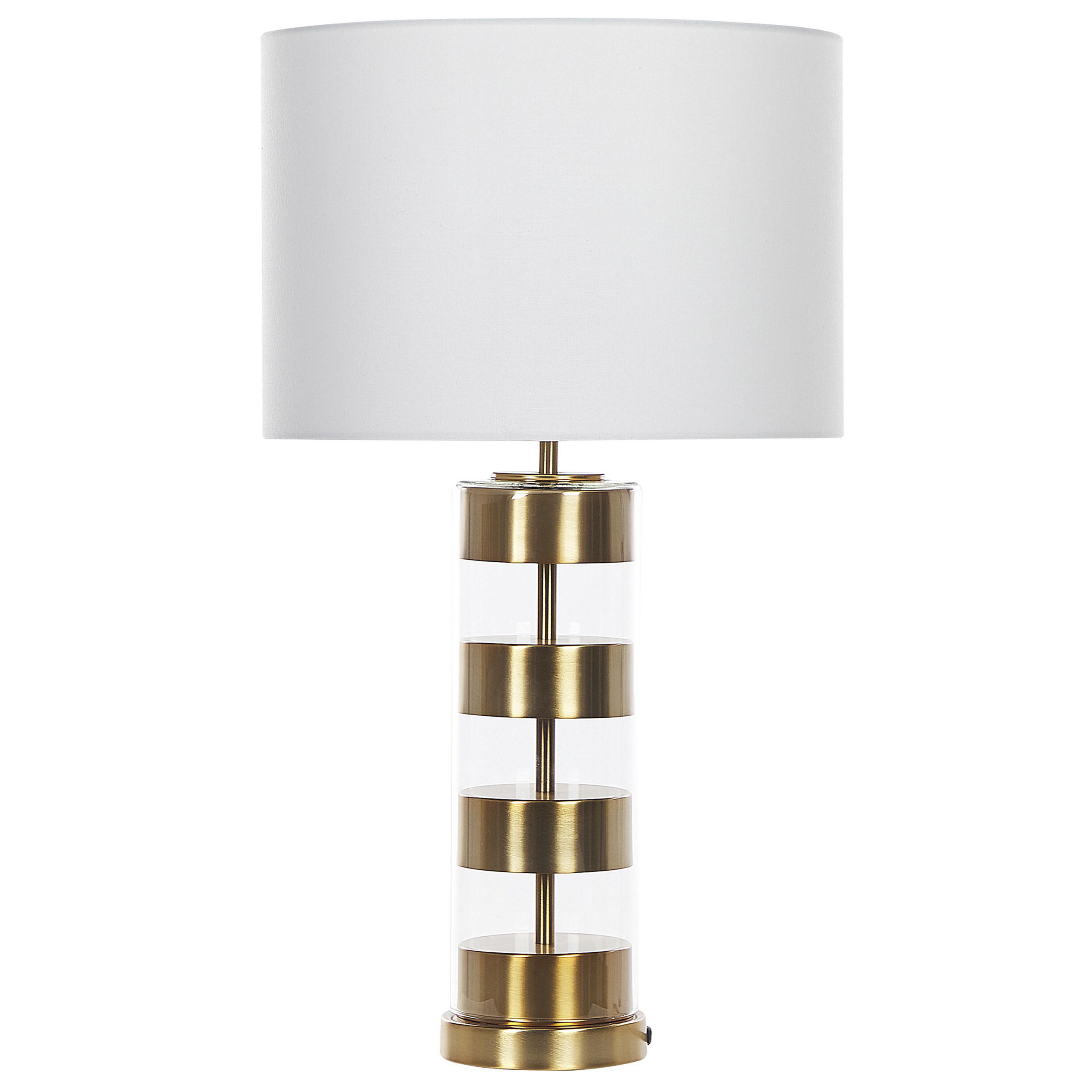 TISCHLAMPE Beatton 36/36/63 cm - Goldfarben, Metall (36/36/63cm) - Beliani